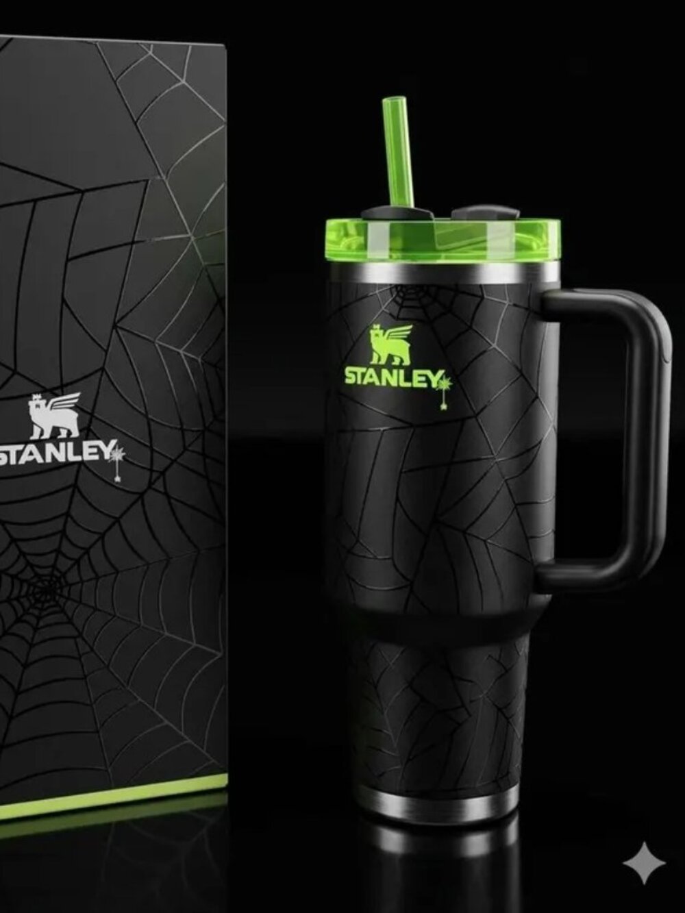 Stanley HALLOWEEN WEB GLOW H2.0 40oz Tumbler Limited Edition IN HAND